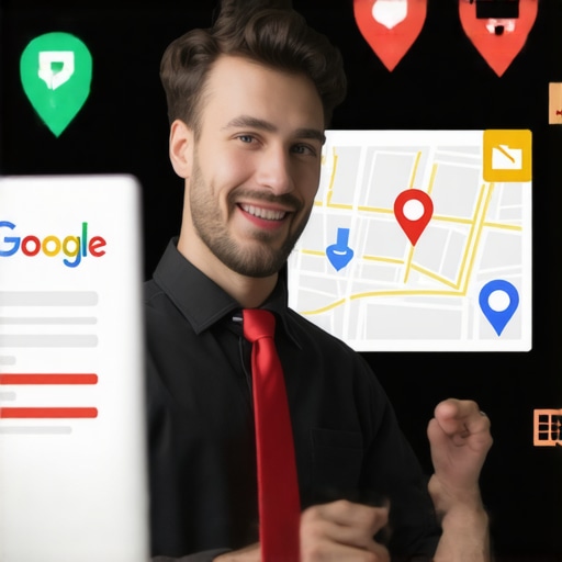 SEO expert reviewing local search rankings on a laptop