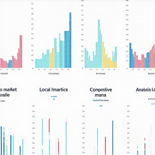 Diagram illustrating local market and competitive SEO analysis