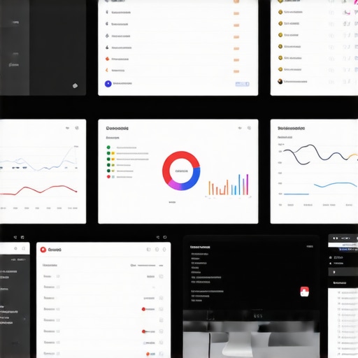 Workspace with SEO dashboards and citation management tools