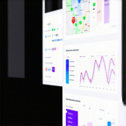 Screenshot of a computer monitor showing detailed local SEO and Google Maps ranking data.
