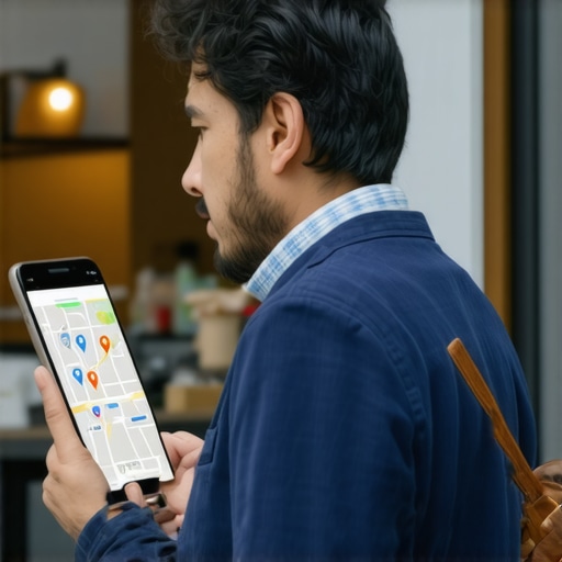 Business owner updating Google Maps profile to improve verification and ranking